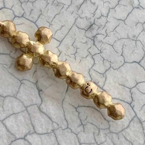 N°28 cross diamond necklace